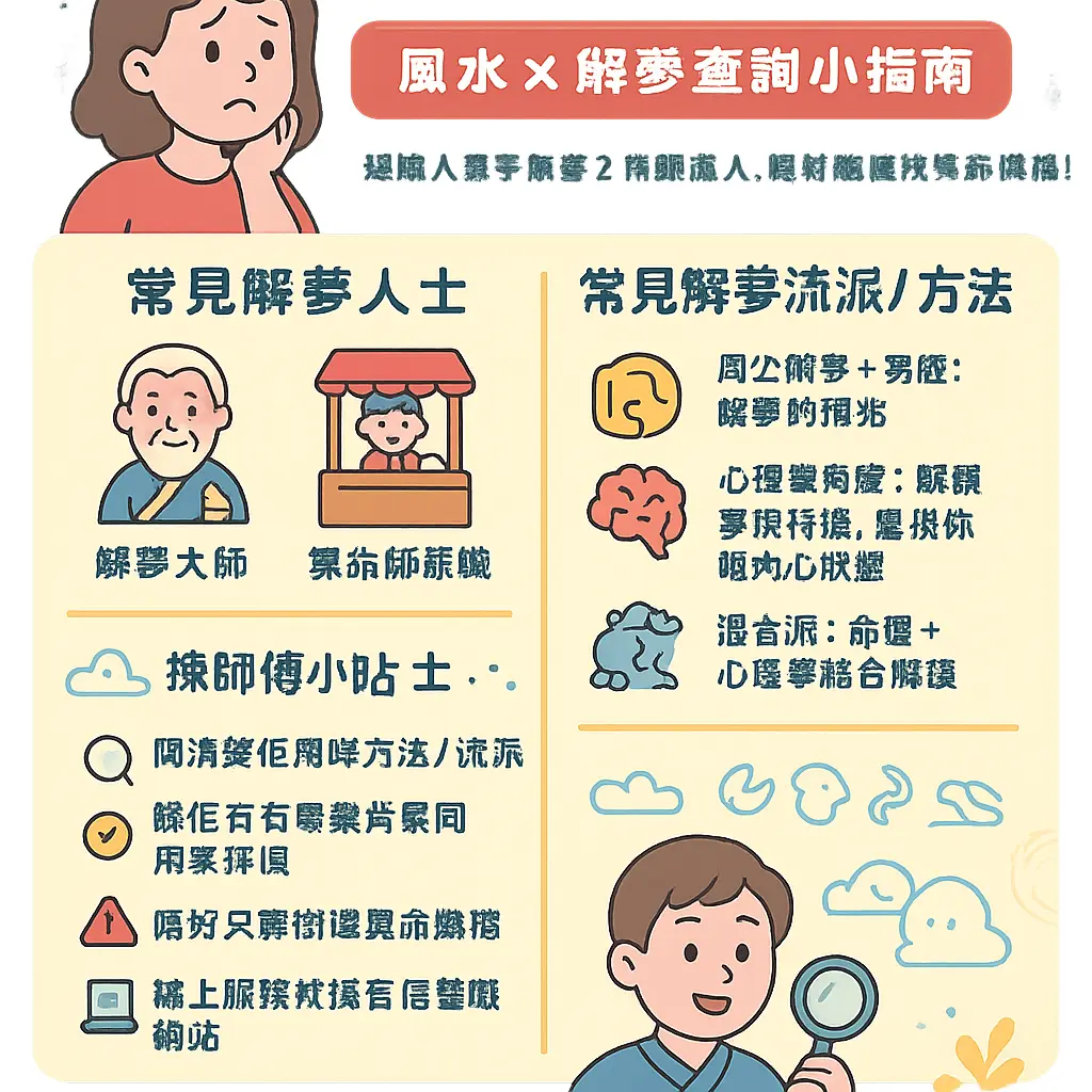 解夢查詢 - 風水