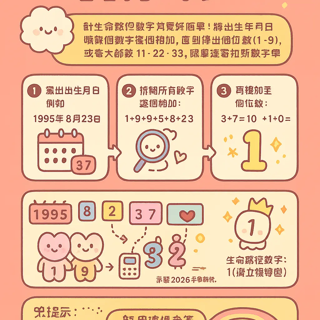 生命靈數配對 - 命運伴侶